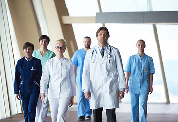 Image showing doctors team walking