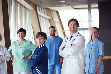 Image showing doctors team walking