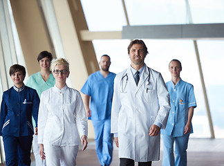 Image showing doctors team walking