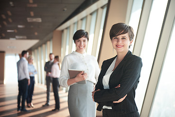 Image showing business people group, females as team leaders