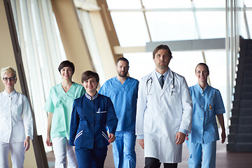 Image showing doctors team walking