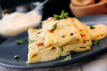 Image showing Cannelloni pasta