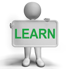 Image showing Learn Sign Showing Education Training Or Learning