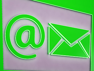 Image showing At Email Button Showing Online Messaging