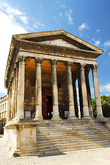 Image showing Roman temple in Nimes France