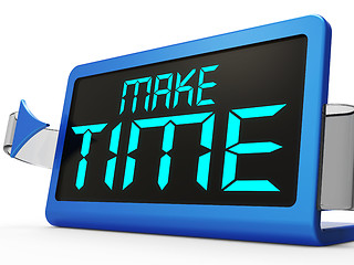 Image showing Make Time Clock Shows Scheduling And Planning