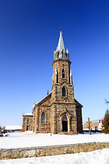 Image showing Catholic Church.  close-up