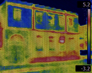 Image showing Facade Leaking Infrared