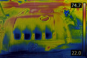 Image showing Car Engine Thermal Image