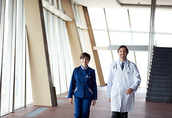 Image showing doctors team walking