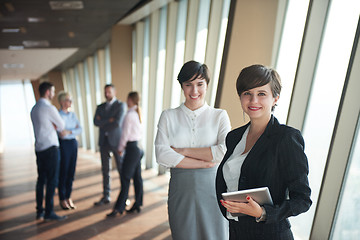 Image showing business people group, females as team leaders