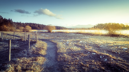 Image showing osterseen sunset