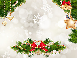 Image showing Christmas Fir Tree. EPS 10