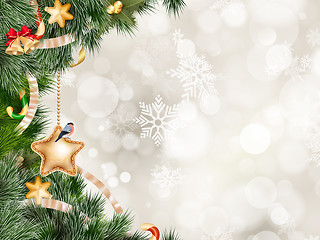 Image showing Christmas bells. EPS 10