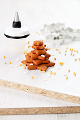 Image showing gingerbread tree