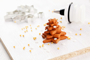 Image showing gingerbread tree