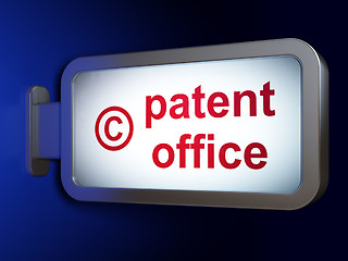 Image showing Law concept: Patent Office and Copyright on billboard background
