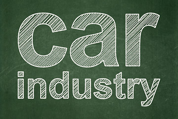 Image showing Industry concept: Car Industry on chalkboard background