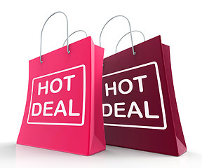 Image showing Hot Deal Bags Show Shopping  Discounts and Bargains