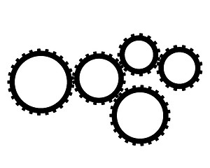 Image showing five gear