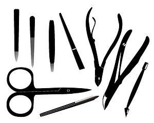 Image showing manicure tools