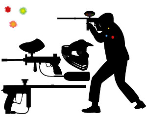 Image showing paintball