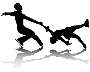 Image showing skaters