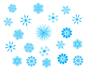 Image showing snowflakes