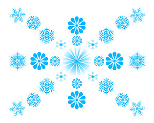 Image showing snowflakes