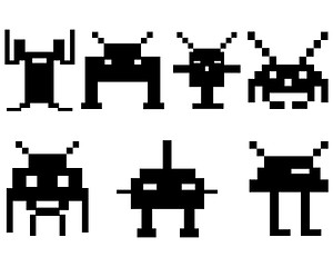Image showing space invaders
