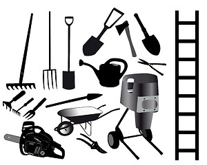 Image showing tools for the gardener