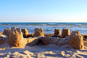 Image showing Sand castle