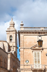 Image showing Detail Belfry church Mdina , Malta