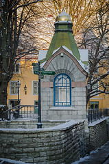 Image showing Chapel in the Old Town of Tallinn winter day