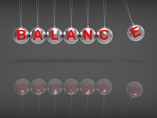 Image showing Balance Spheres Showing Balanced life