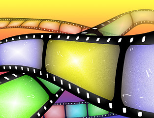 Image showing filmstrip abstract