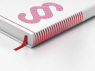 Image showing Law concept: closed book, Paragraph on white background