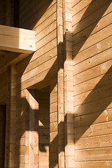 Image showing Wooden beams 