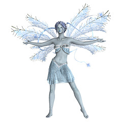 Image showing Snow Fairy on White