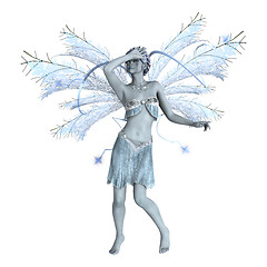 Image showing Snow Fairy on White