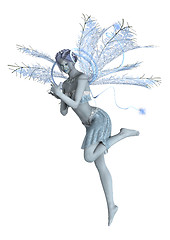 Image showing Snow Fairy Flying