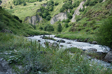 Image showing Mountain river