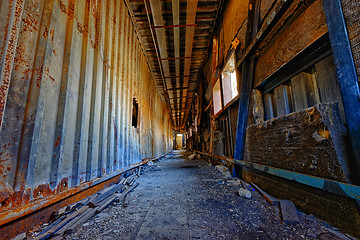 Image showing ruins factory damage