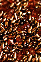 Image showing Brown beads