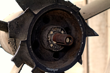 Image showing Rusty propeller