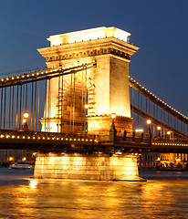 Image showing Budapest at night