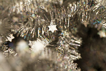 Image showing Tinsel. Christmas decoration.