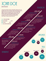 Image showing New resume cv template for job seekers