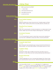 Image showing Modern resume cv template for job seekers