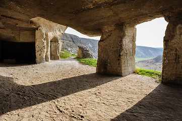 Image showing Limestone mines, Old Orhei, Moldova